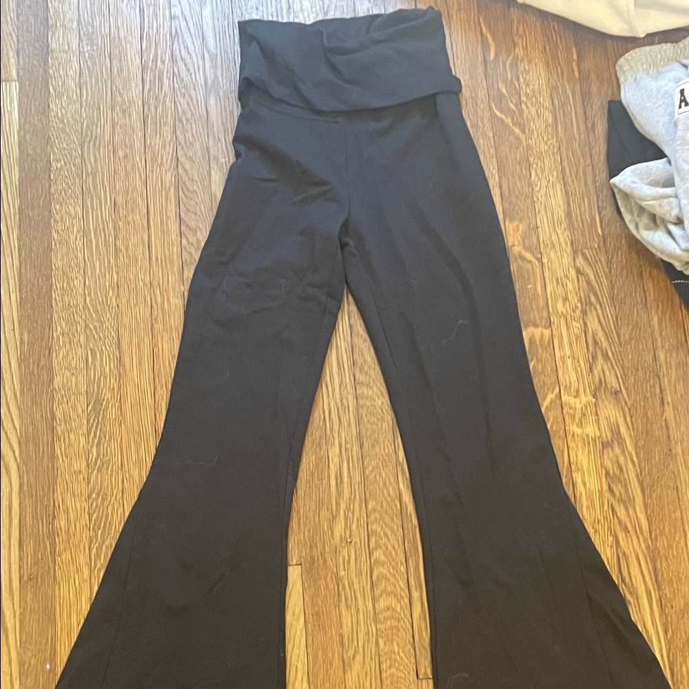 Aerie fold over flare leggings- brand new